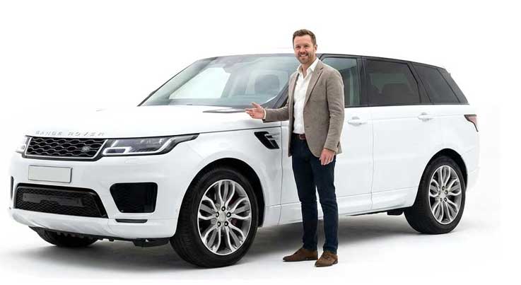James Anderson's Range Rover Sport